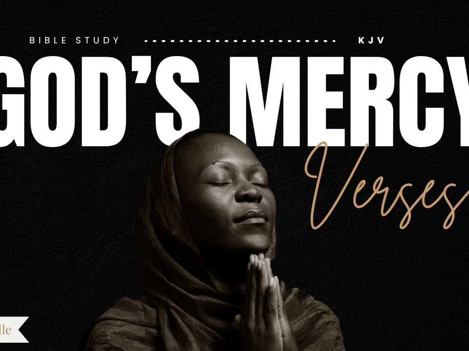 Bible Verses For Mercy