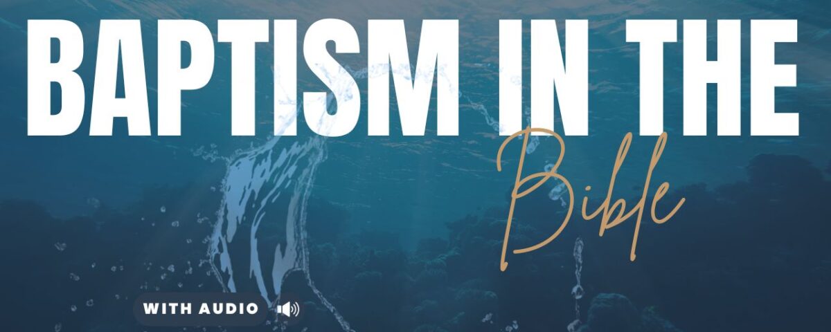 Bible Verses For Baptism