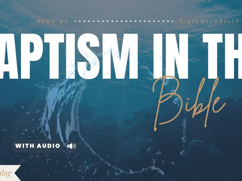 Bible Verses For Baptism