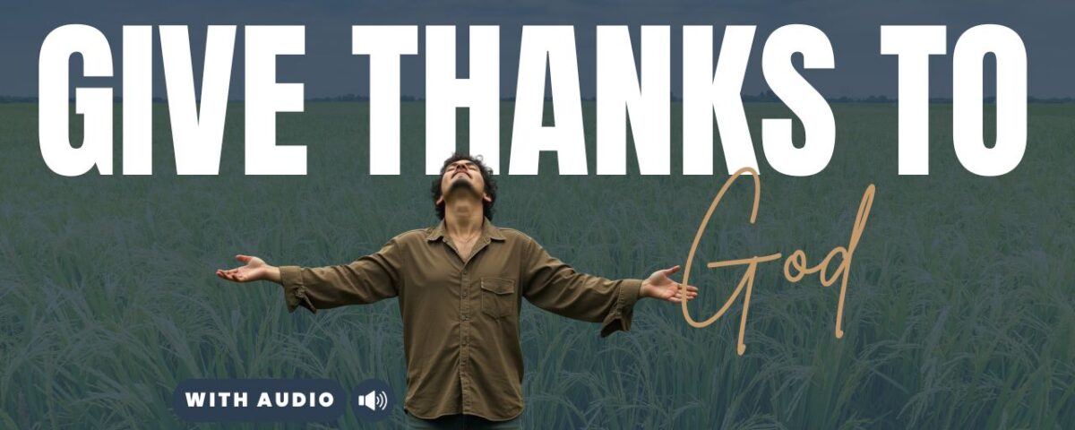 Bible Verses For Thanksgiving