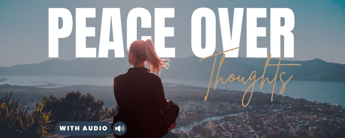 Bible Verses About Overthinking