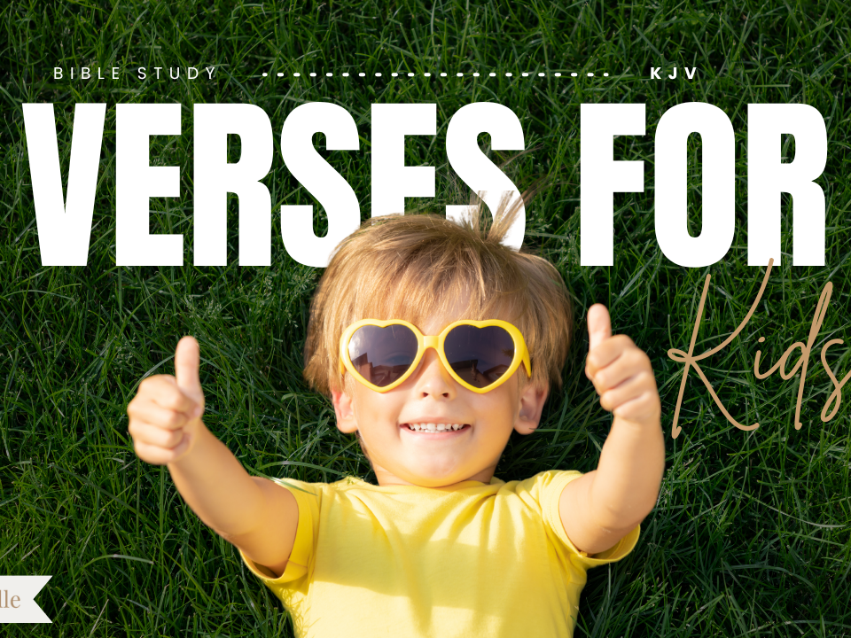 Bible Verses For Childrens Behavior