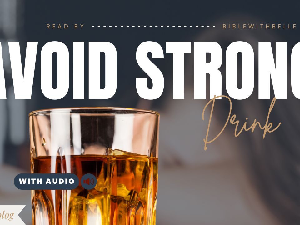 Bible Verses About Drinking Alcohol
