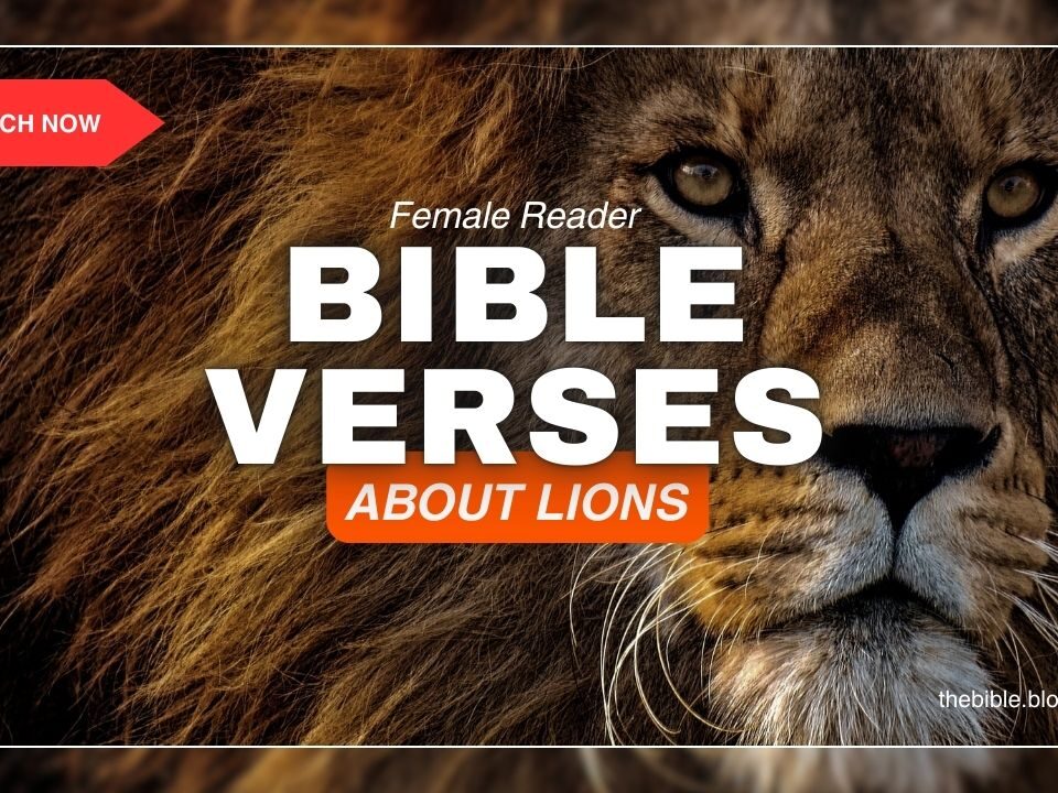 Bible Verses With Lion Images – Discover Strength in God