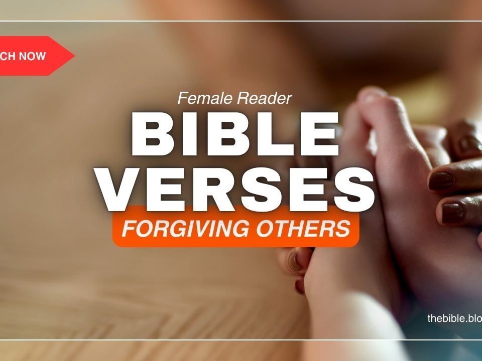 Bible Verses About Forgiving Others Who Hurt You