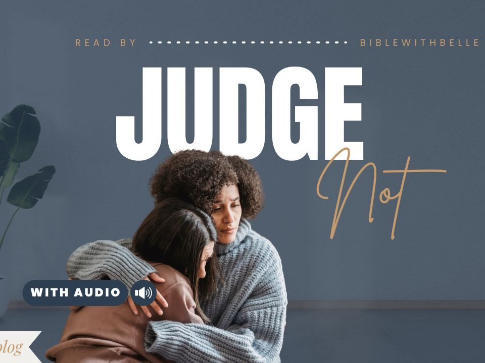 Bible Verses About Not Judging