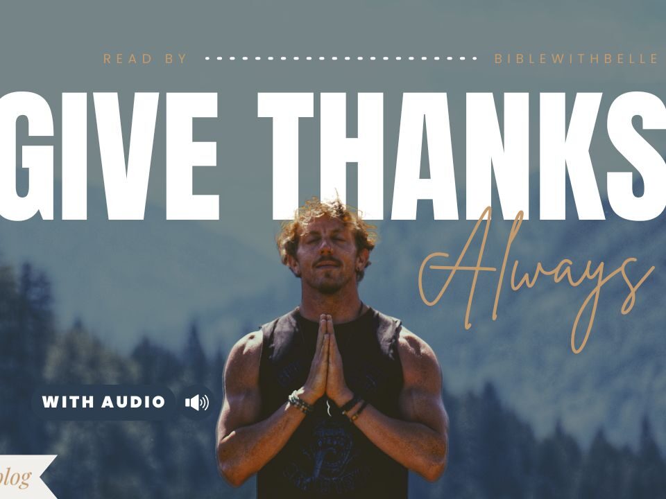 Bible Verses With Thanksgiving