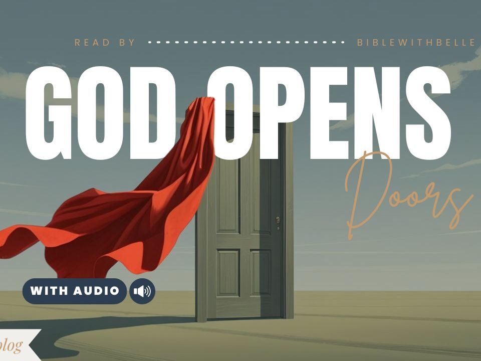 Prayer for Open Doors with Bible Verses