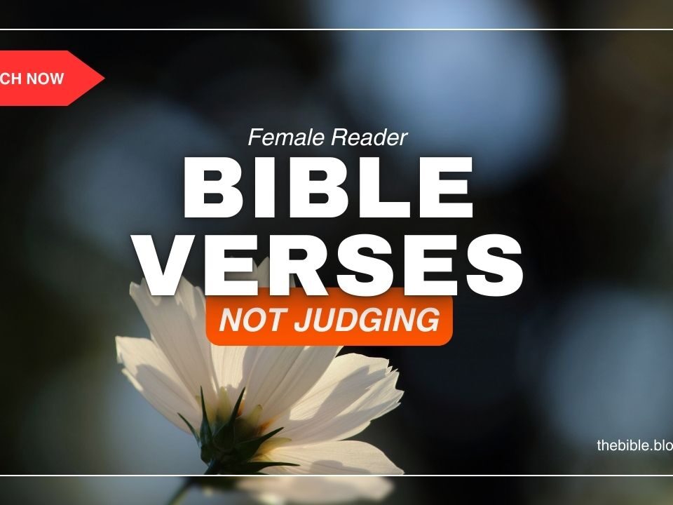 Bible Verses About Not Judging – Discover Grace Over Criticism