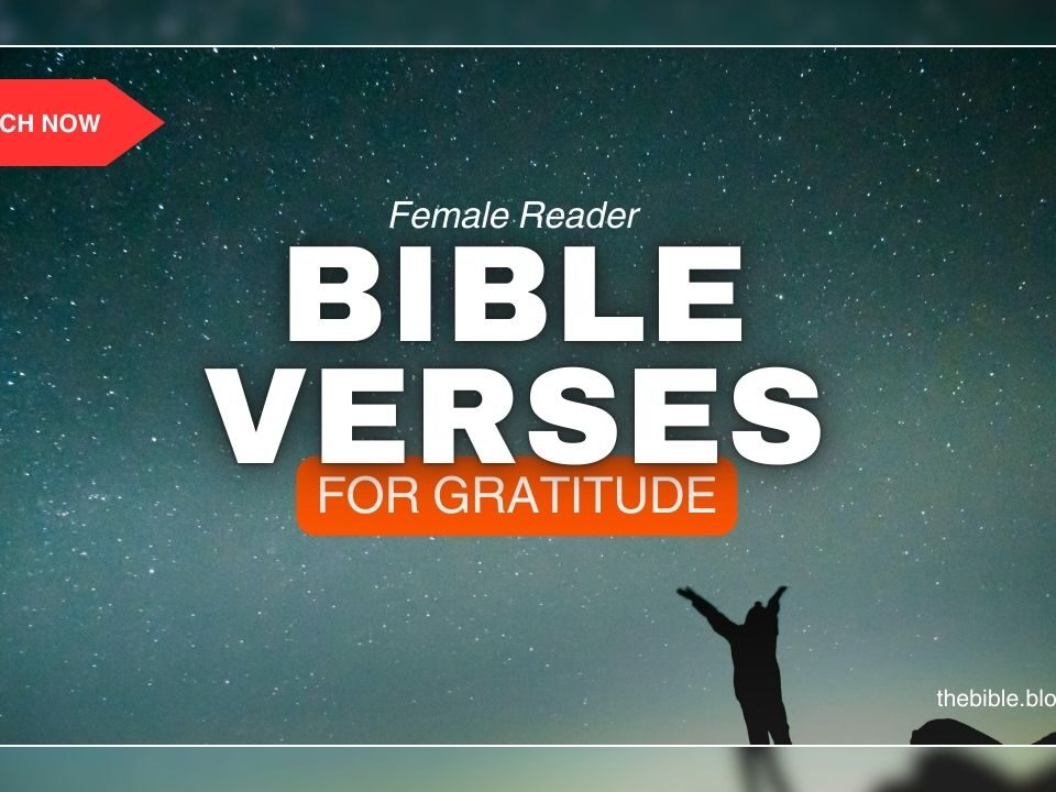 Bible Verses For Gratitude