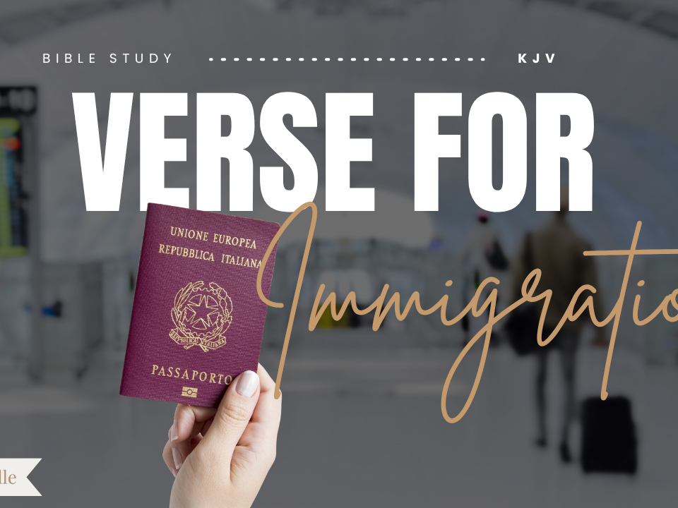 Bible Verses About Immigration