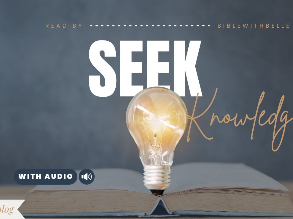 Bible Verses For Knowledge