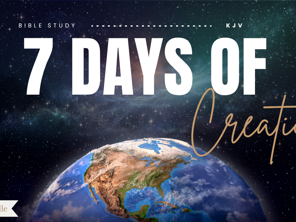Bible Verses About 7 Days Of Creation