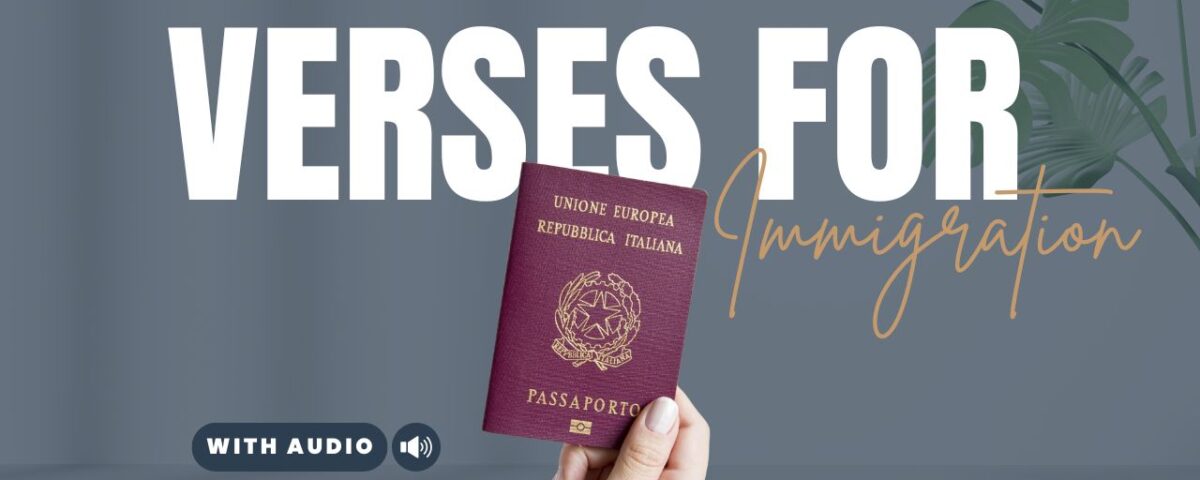 Bible Verses About Immigration