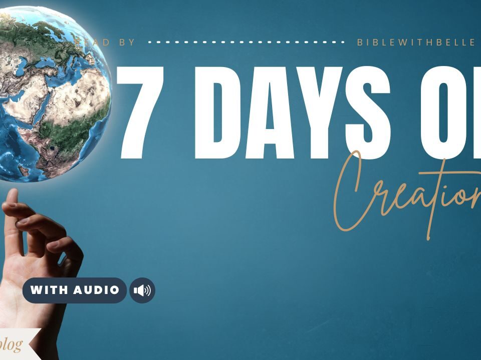 Bible Verses About 7 Days Of Creation