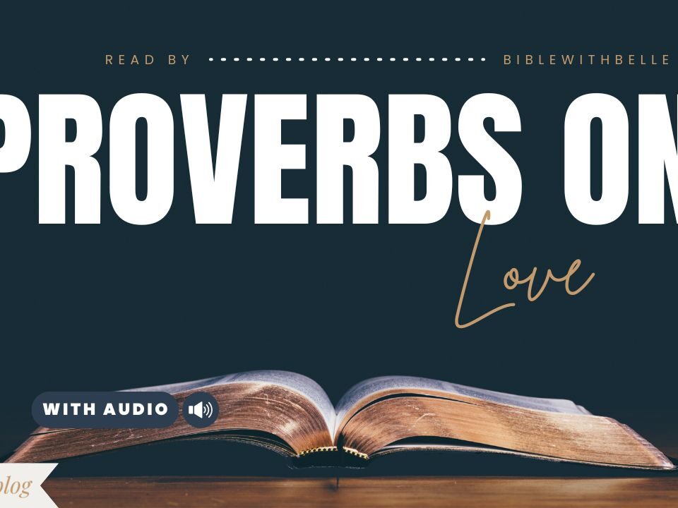 Proverbs Bible Verses About Love