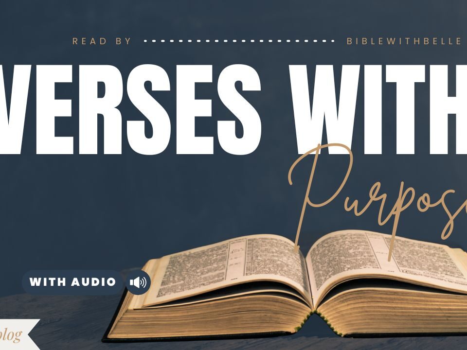 Bible Verses With Good Meaning