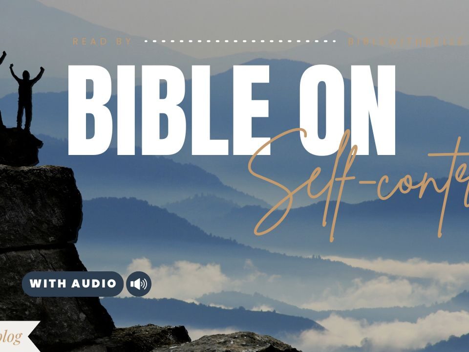 Bible Verses With Self Control