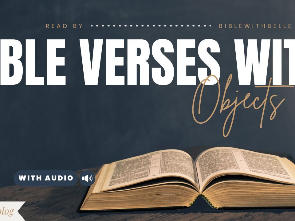 Bible Verses With Objects In Them