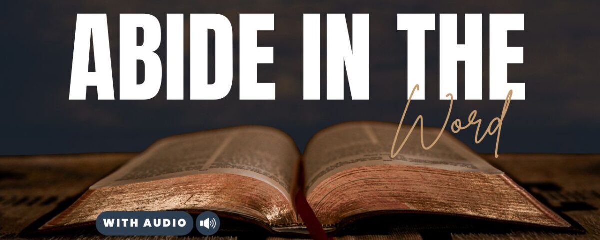 Bible Verses With Abide