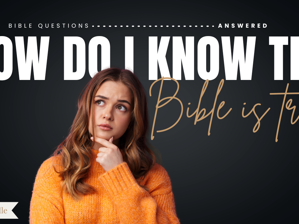 How do I know the Bible is true