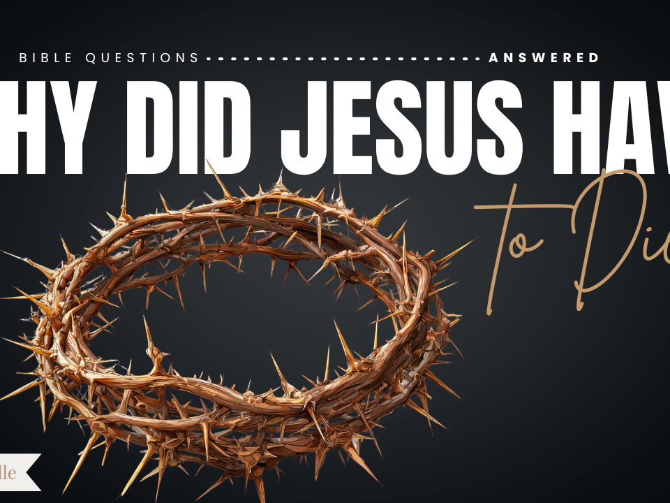 Why Did Jesus Have to Die