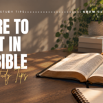 Where to Start in the Bible