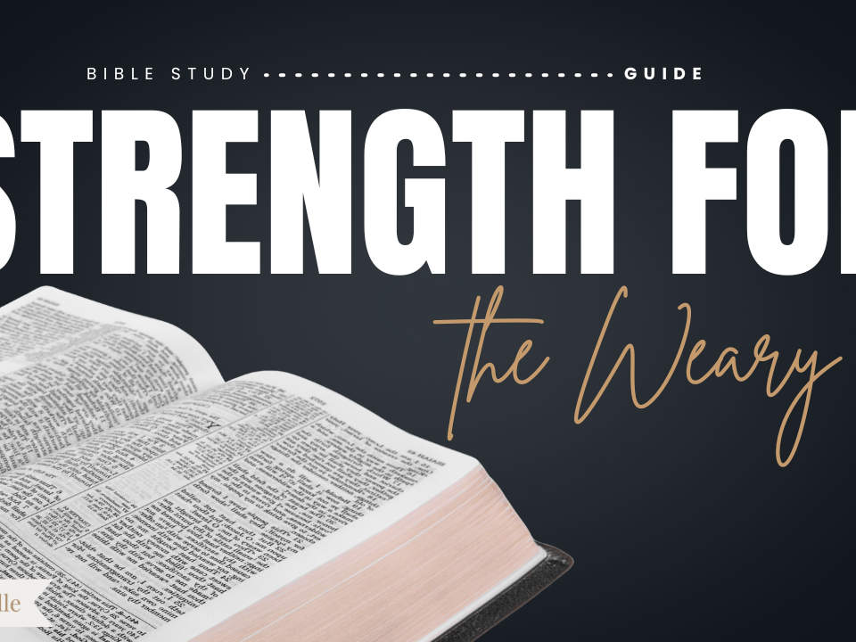 Strength for the Weary Bible Study Guide